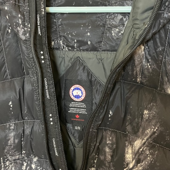 Canada Goose Brookvale Hooded Down Jacket - Women's Size XL - Black Gray - Picture 6 of 15